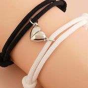 2-Piece Couple Charm Bracelet Set