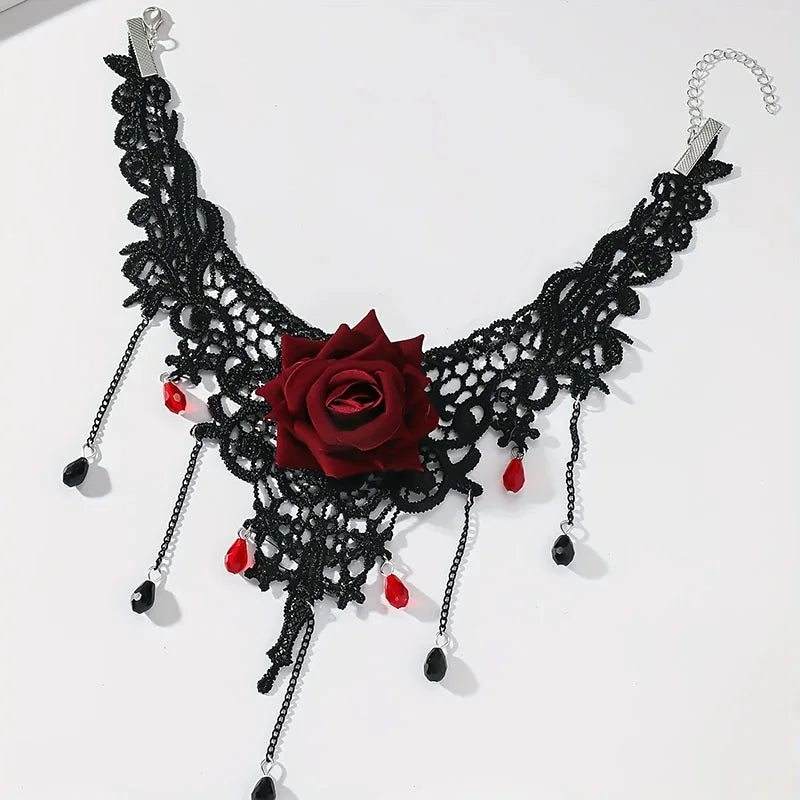 Gothic Lace Choker