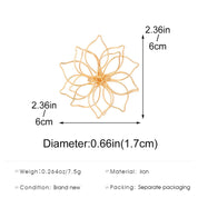 Multi-Layer Large Flower Statement Ring