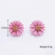 Double-Layer Floral Earrings