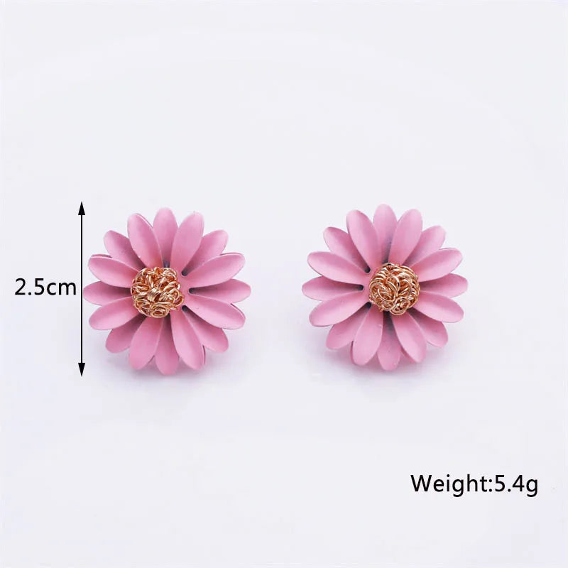 Double-Layer Floral Earrings