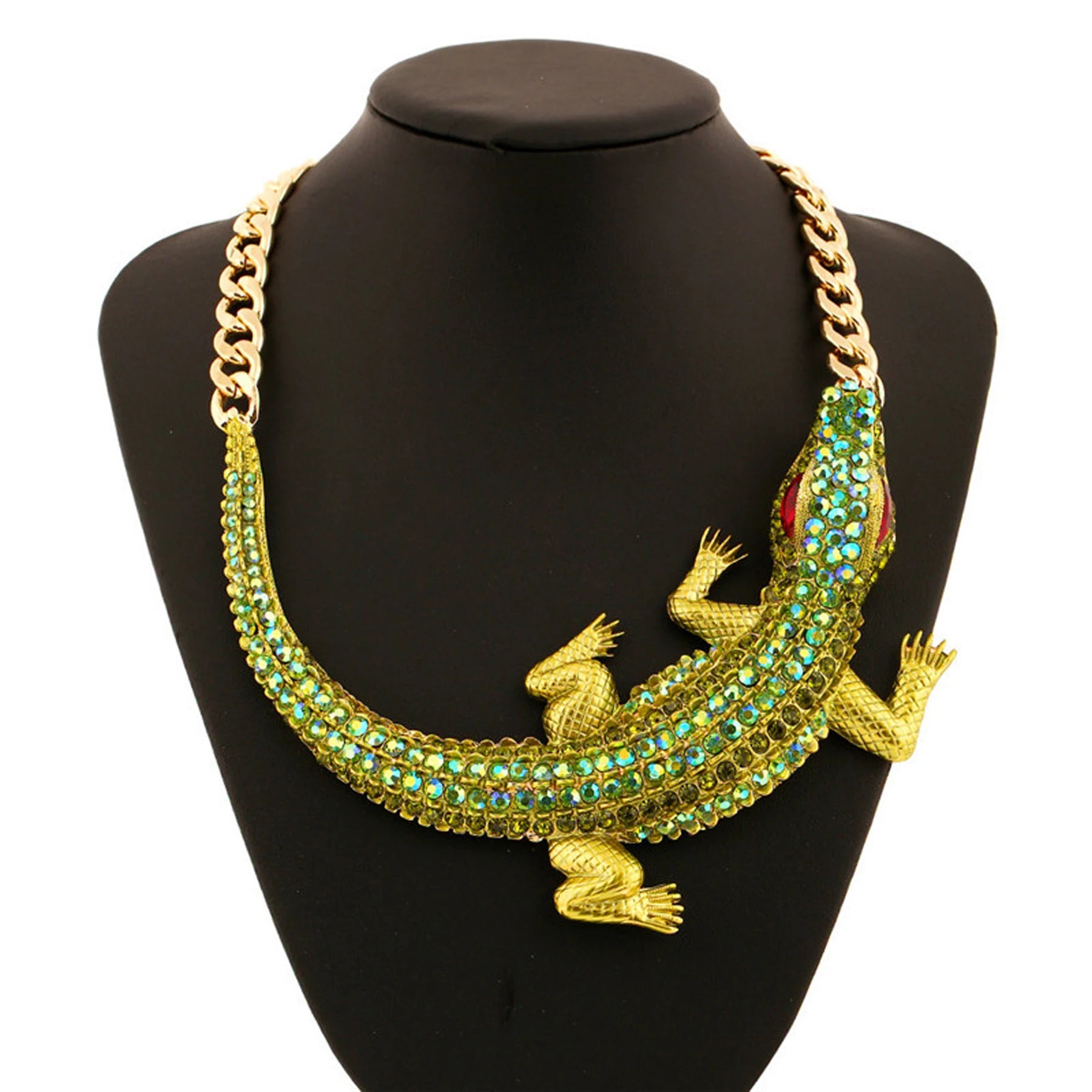 Elegant Crocodile Choker Necklace