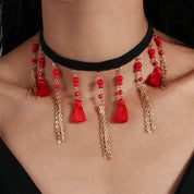 White Lace Choker Necklace
