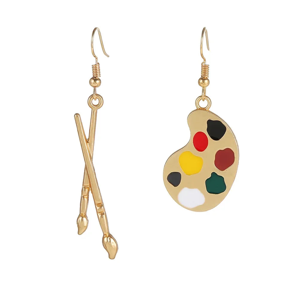 Artistic Brush Drop Earrings