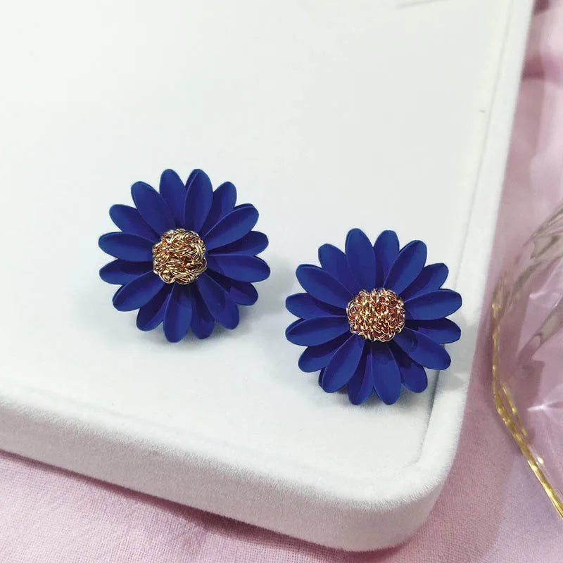 Double-Layer Floral Earrings
