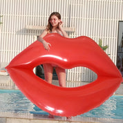 Georgina Inflatable Floating Bed – Red Lips Design