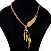 Georgina Bohemian Feather Necklace