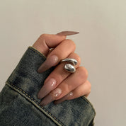 Open Band Smooth Surface Ring