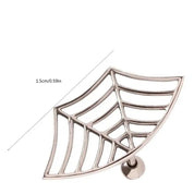 Spider Web Design Stud Earrings