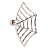 Spider Web Design Stud Earrings