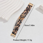 Multi-Layer Leopard Print Wrap Bracelet
