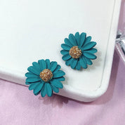 Double-Layer Floral Earrings