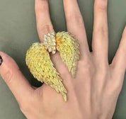 Vintage Gold Earrings and Rings Set