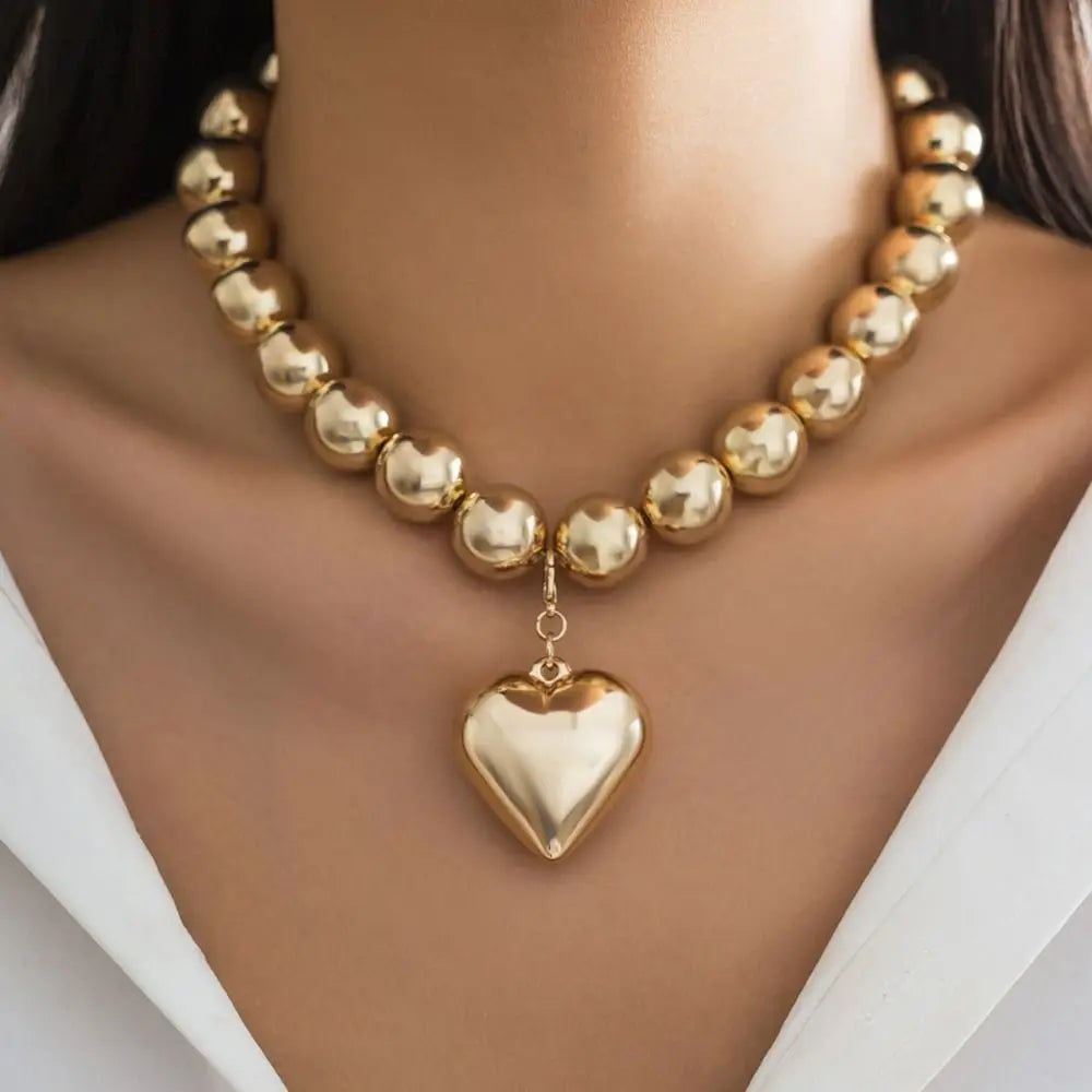 Large Ball Pendant Necklace