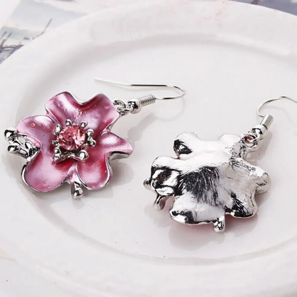 Flower Rhinestone Jewelry Set