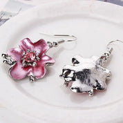 Flower Rhinestone Jewelry Set