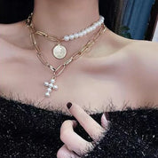 Georgina Beaded Collarbone Necklace