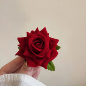 Silk Rose Hair Clip