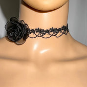 White Lace Choker Necklace