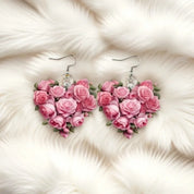 Acrylic Flower-Shaped Earrings