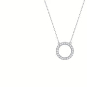 Sterling Silver Round Necklace