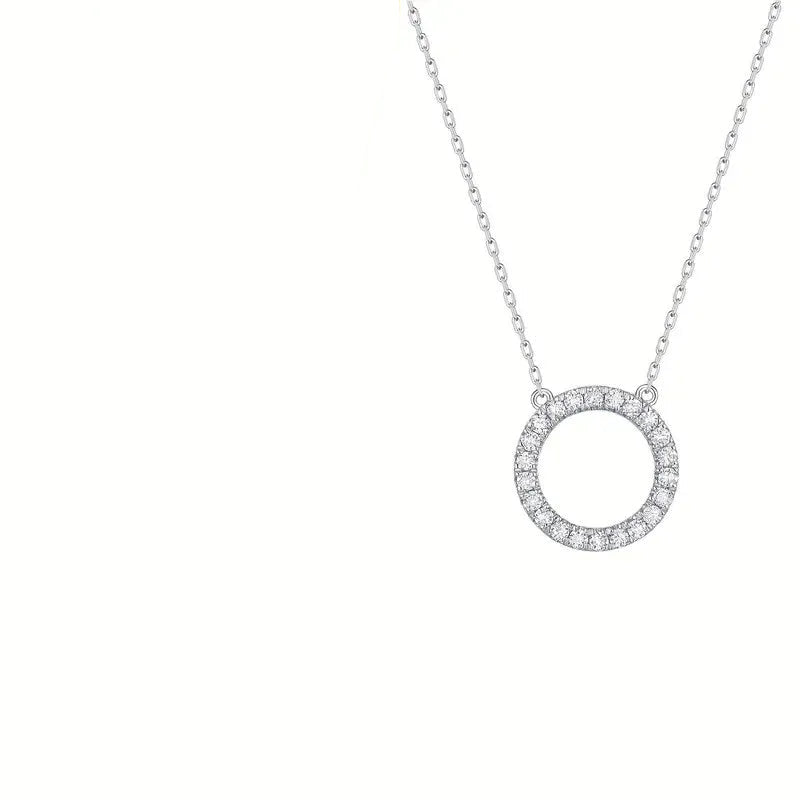 Sterling Silver Round Necklace