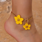 Vintage Floral Anklet