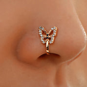 Spiral Fake Nose Ring – Stylish Clip-On Design