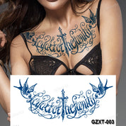 Temporary Chest Tattoo