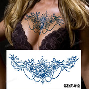Temporary Chest Tattoo
