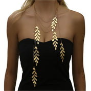 Luxury Multi-Layered Leaf Necklace