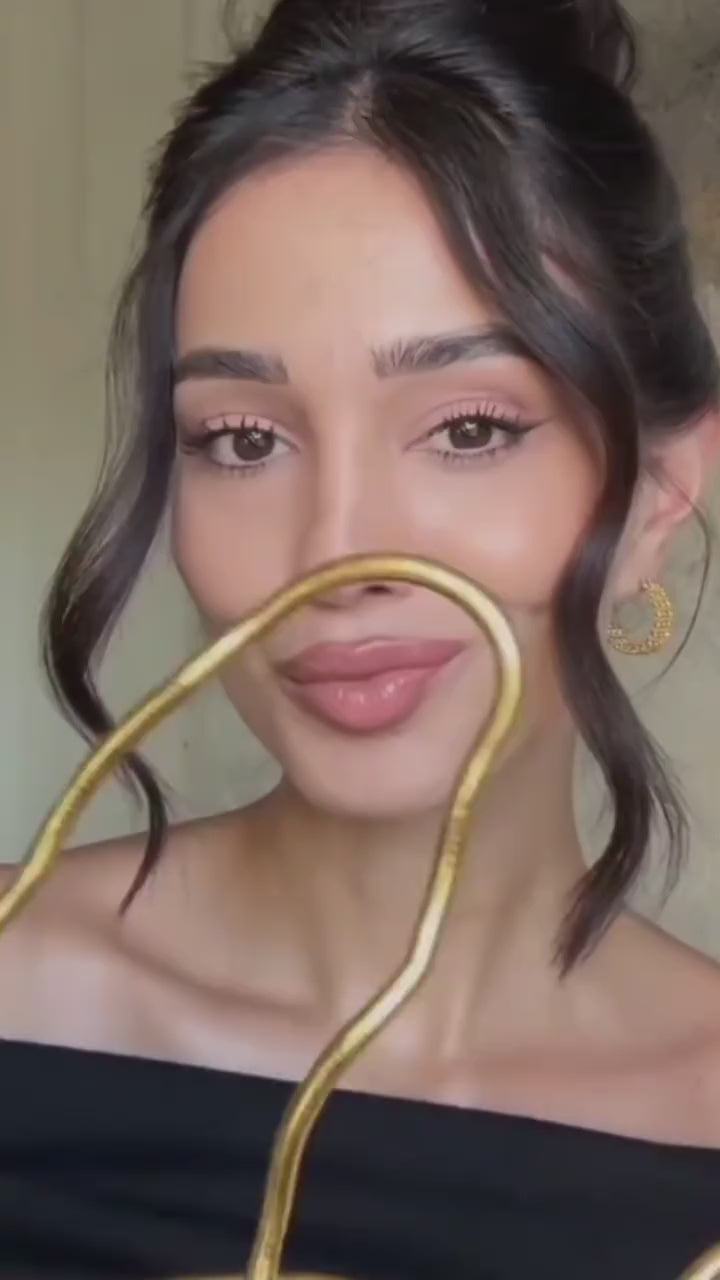 Snake necklace flexible