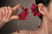 Exaggerated Sweet Style Gold Dangle Earrings