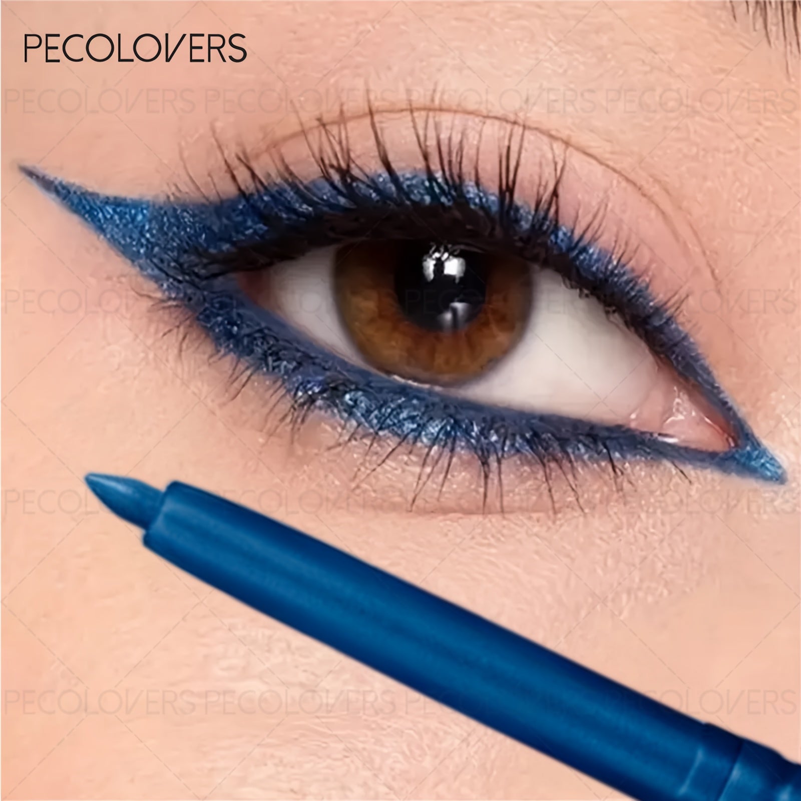 Fast-Drying Waterproof Gel Eyeliner Pencil – Matte Black & Blue