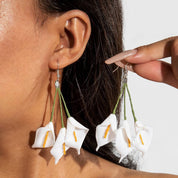 Tulip Flower Earrings – Elegant Floral Earrings for Women