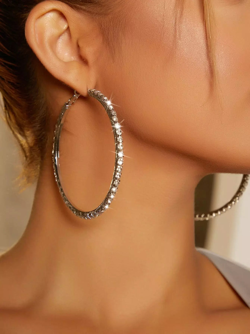 2cm-10cm Gold Big Hoop Earrings for Women