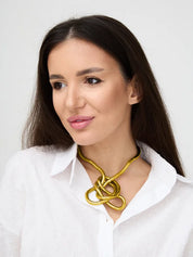 Snake necklace flexible