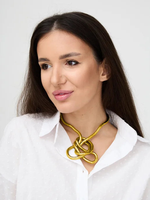 Snake necklace flexible