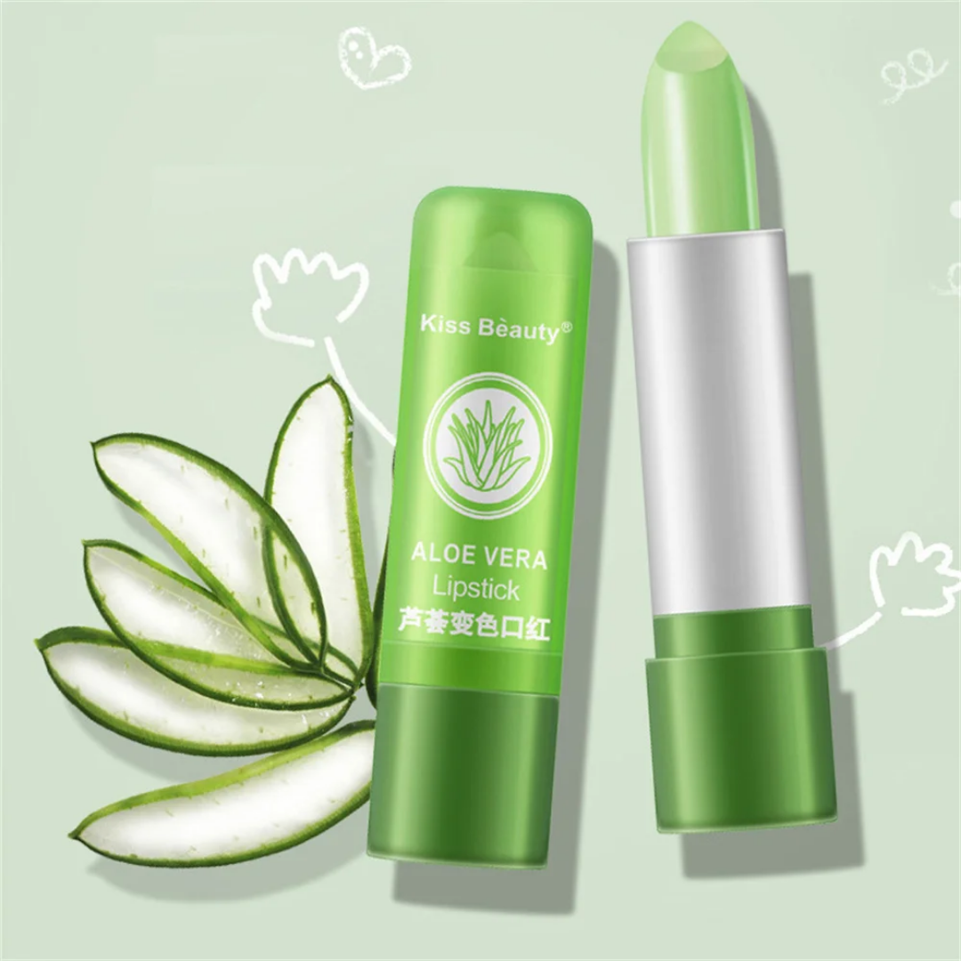 Aloe Vera Color-Changing Lipstick – Moisturizing Glow by Kiss Beauty