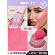 SHEGLAM Color Bloom Liquid Blush-on point