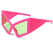 Oversized Retro Cat Eye Sunglasses