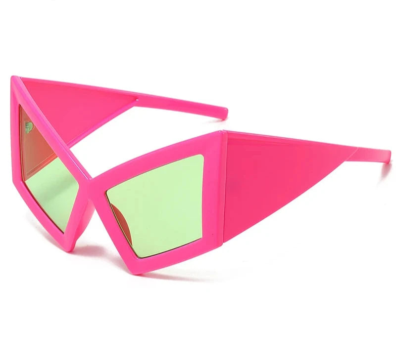 Oversized Retro Cat Eye Sunglasses