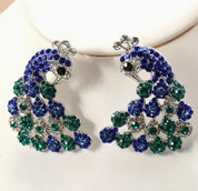 Peacock Jewelry Set – Earrings and Necklace