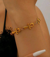 Ankh Jewelry Set – Bracelet & Necklace