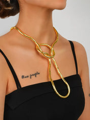 Snake necklace flexible