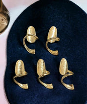 5pcs Luxurious Rhinestone Nail Rings Set, Perfect For Women Dance Performances, Parties And Gatherings