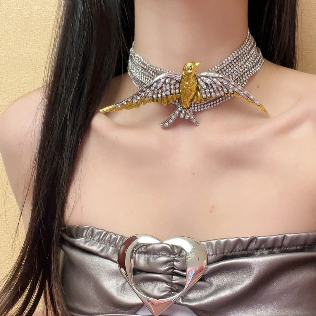 Flying Bird Pendant necklace