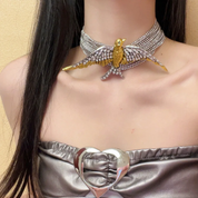 Flying Bird Pendant necklace