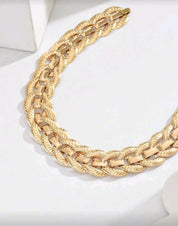 1pc Exaggerated European And American Style Metal Necklace, Suitable For Party And Daily Wear