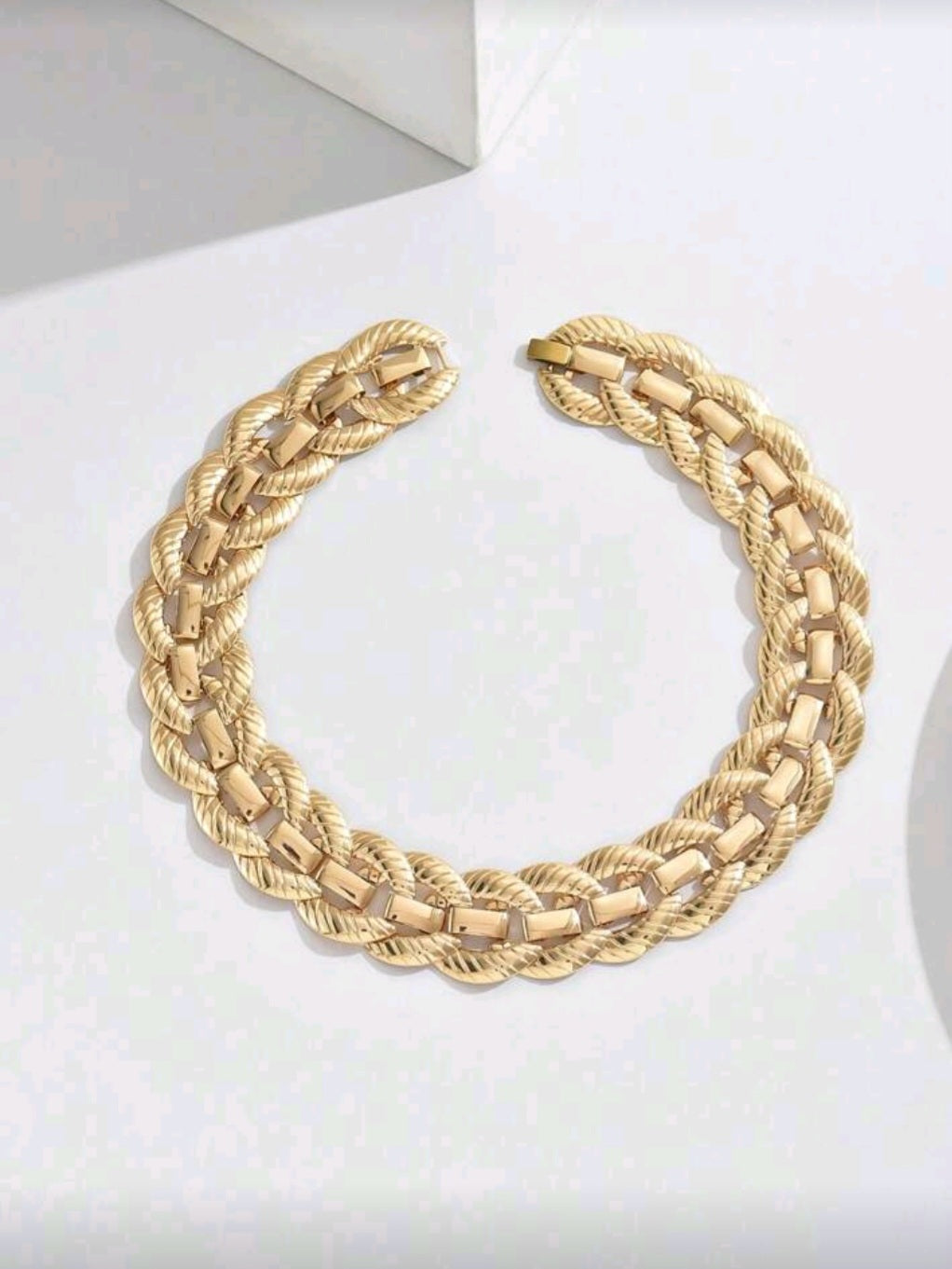 1pc Exaggerated European And American Style Metal Necklace, Suitable For Party And Daily Wear